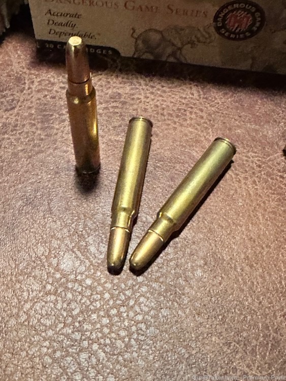 375 Ruger Ammo Ammunition Qty 60 (3x20) 300gr DGS by Hornady-img-1