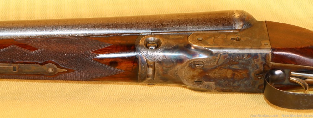 Rare & Fine Parker Bros DH Grade 12-Ga 2-Barrel Set Shotgun c. 1892-img-1