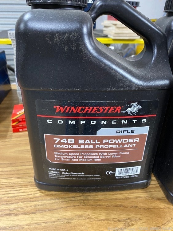 Winchester 748 ball powder. 8 pounds new -img-1