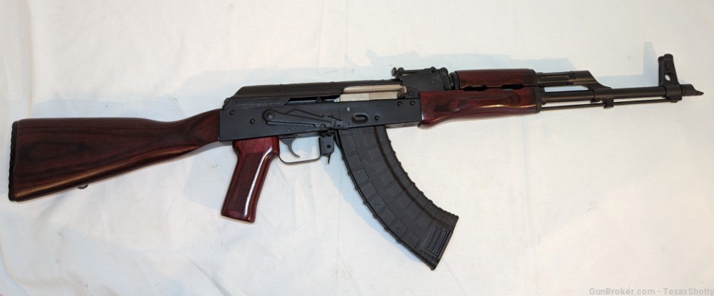 Atlantic Arms MFG Romanian AK-47 7.62x39 w/ Russian Red Furniture and Mount-img-1