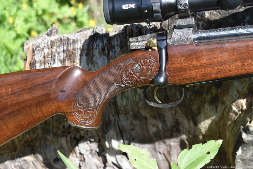 engraved CZ 550 Magnum .416 Rigby express safari rifle gold -img-14