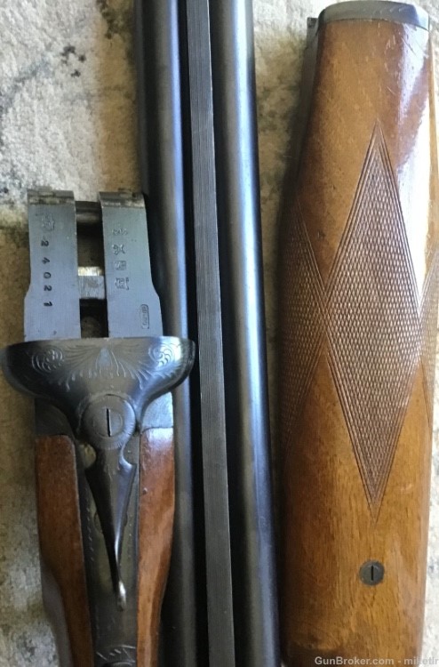 G Zabala 10 Gauge shotgun side by side-img-6