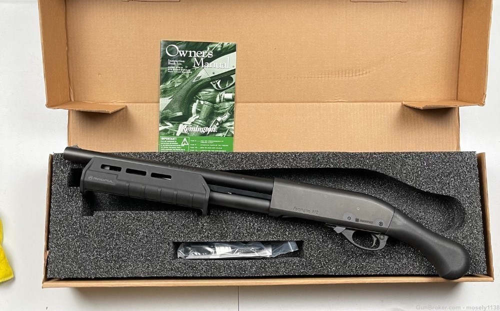 REMINGTON 870 TAC-14 PUMP ACTION 12 GAUGE SHOTGUN WITH RAPTOR GRIP, *NIB*-img-6