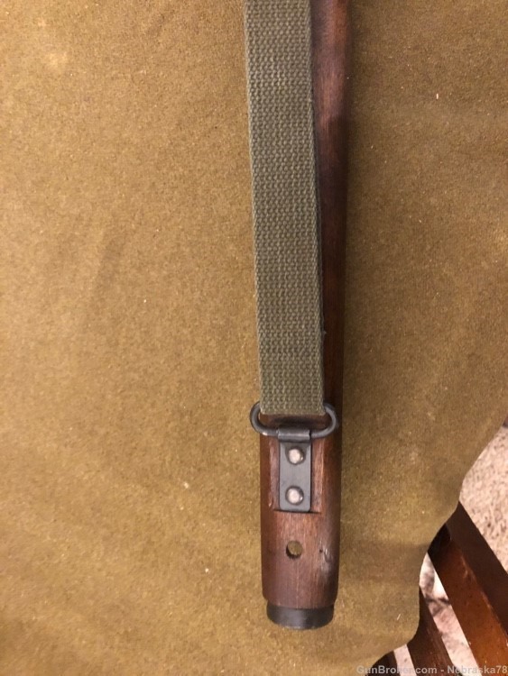 NOS Vietnam era unissued M14 rifle stock compete hardware with sling-img-9