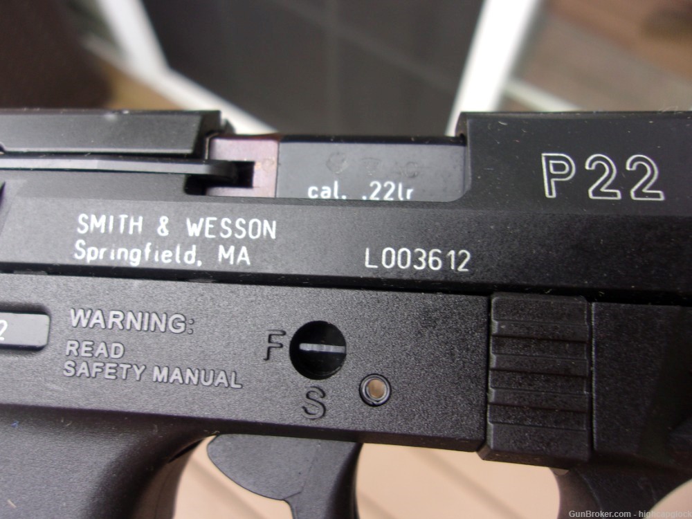 Walther P22 3.42" Semi Auto .22lr Compact Pistol Threaded BRL 99.9% $1START-img-7