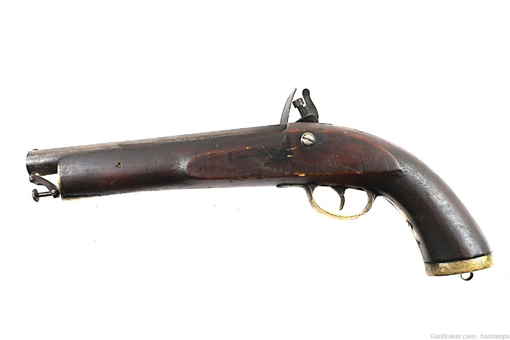 Hand-Made Mixed Antique Single Shot Flintlock Pistol (Antique) -img-1