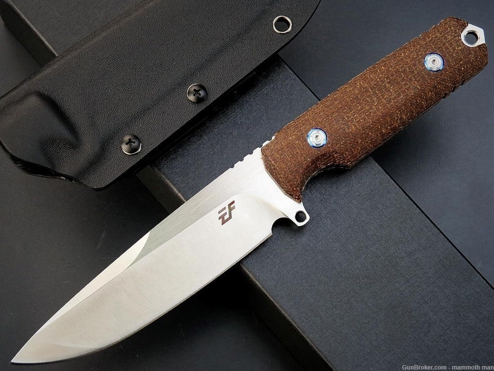 perfect skinner G10 handles Kydex sheath-img-0