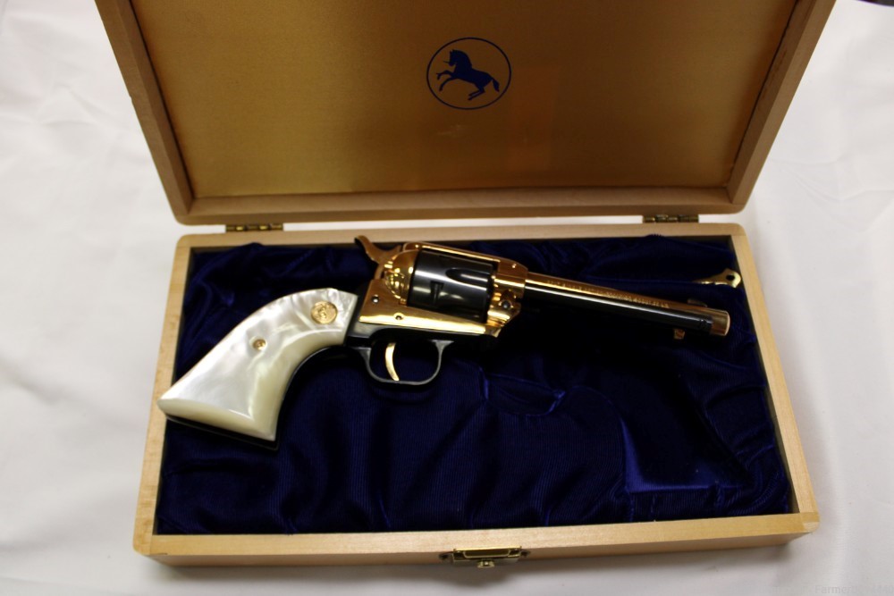 UNFIRED COLT FRONTIER SCOUT NEBRASKA CENTENNIAL 22LR WITH PRESENTATION BOX-img-2