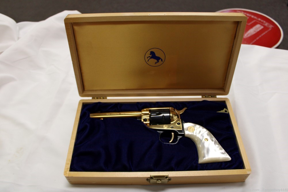 UNFIRED COLT FRONTIER SCOUT NEBRASKA CENTENNIAL 22LR WITH PRESENTATION BOX-img-4