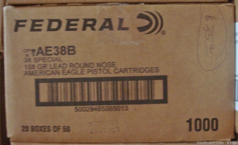 200 Federal American Eagle 38 Special LRN 158 grain Factory NEW AE38B-img-4