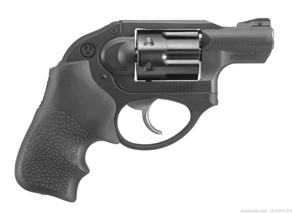 RUGER LCR MATTE BLACK FINISH HAMMERLESS 6 SHOT CYLINDER 1.87" BBL .327 FED-img-0