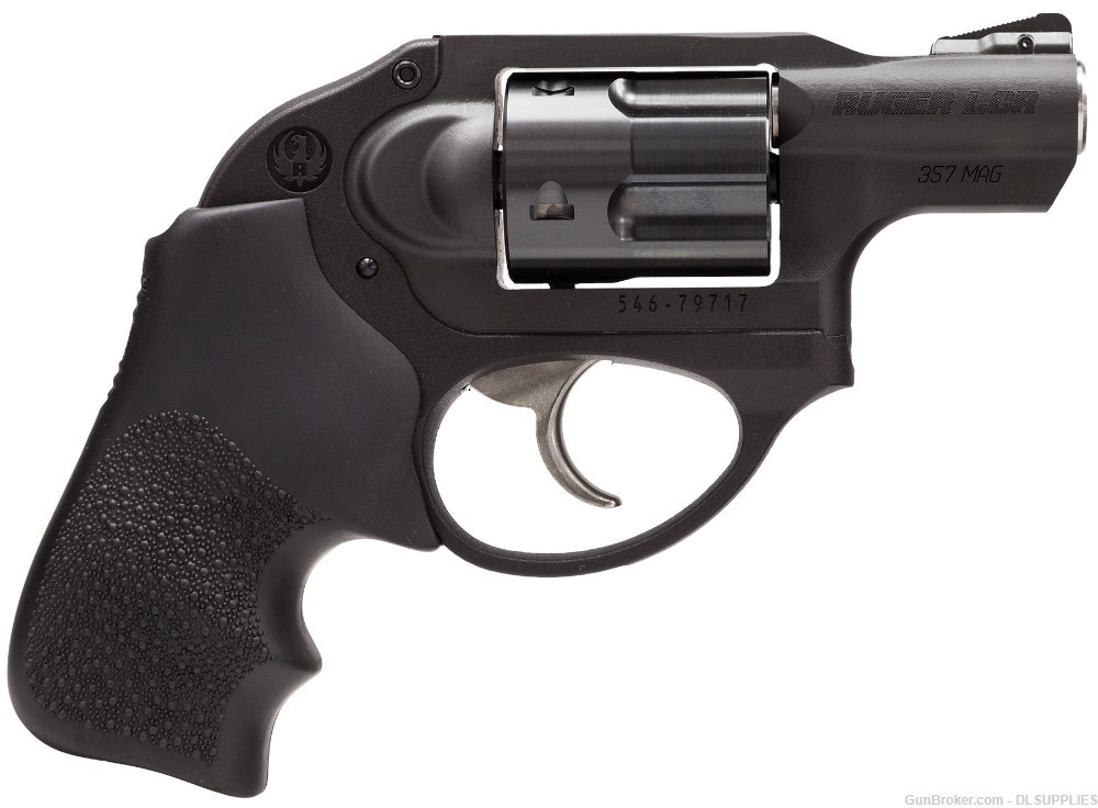 RUGER LCR MATTE BLACK FINISH HAMMERLESS 6 SHOT CYLINDER 1.875" BBL .357 MAG-img-0
