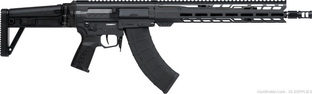 CMMG DISSENT MK47 SNIPER GRAY SG CERAKOTE AK47 VARIANT 14.3" PW BBL 7.62X39-img-0