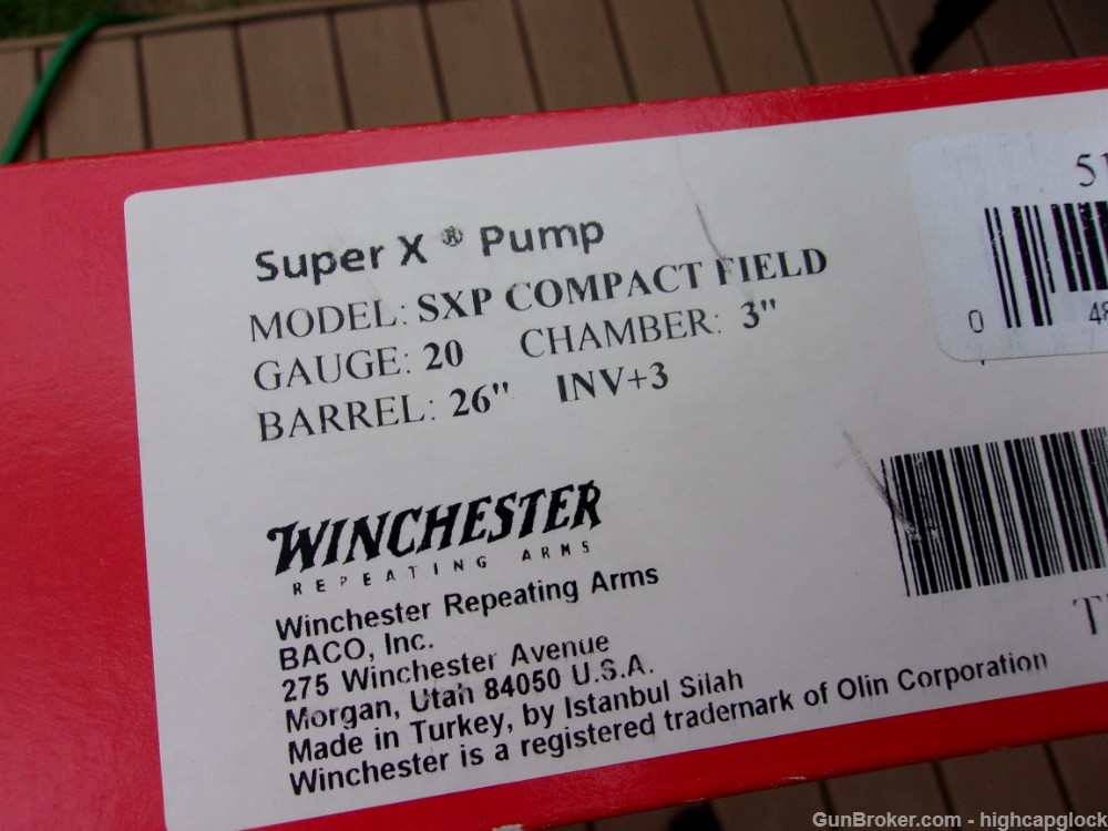 Winchester Super X SXP 20ga Compact 26" Pump 3" Mag Shotgun 99% BOX $1START-img-26