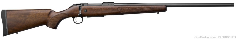 CZ USA 600 ST3 AMERICAN SATIN BLACK FINISH WALNUT STOCK 24" BBL .300 WIN-img-0