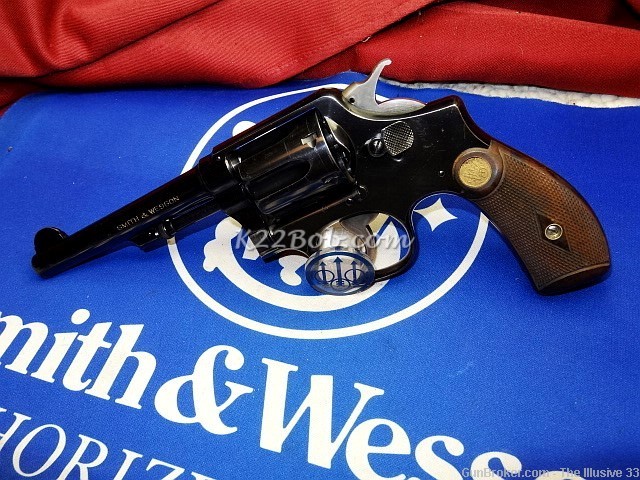 Smith & Wesson 38 M & P Model of 1905 4th Change 5 Screw Round Butt 5" -img-7