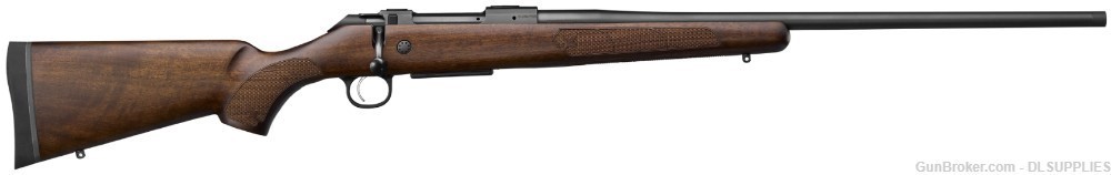 CZ USA 600 ST2 AMERICAN SATIN BLACK FINISH WALNUT STOCK 24" BBL 6.5 CREED-img-0