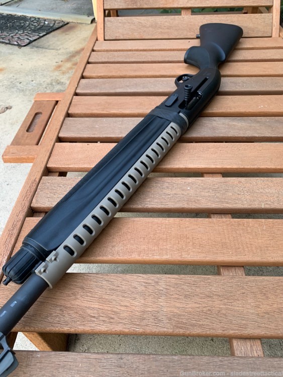 Mossberg 930 CUSTOM FDE PEANUT Heat Shield +Ranger Bands® Mod Shotgun SEMI -img-4