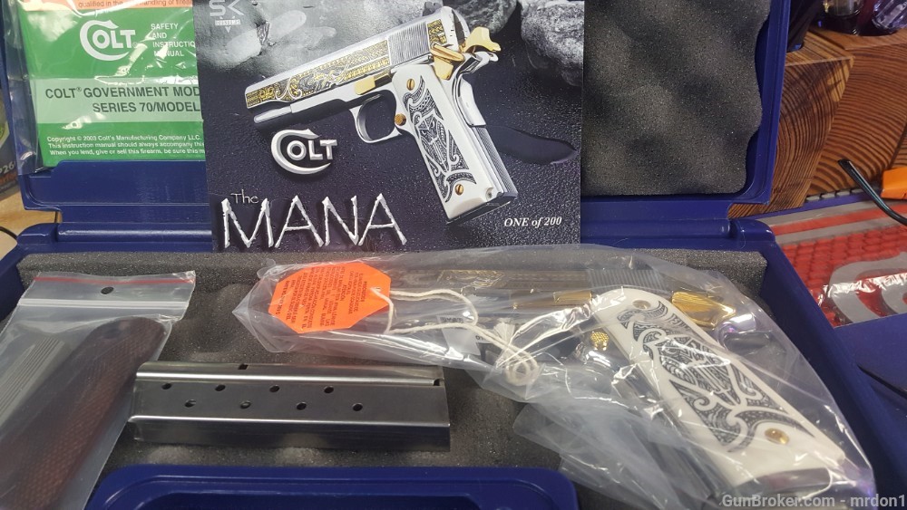 COLT 1911 38 SUPER CUSTOM MANA STAN CHEN MAG WELL FACTORY NEW -img-16