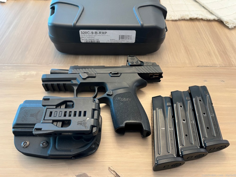 Sig Sauer P320 RXP XCompact Used W/ 3 Mags & Holster-img-0