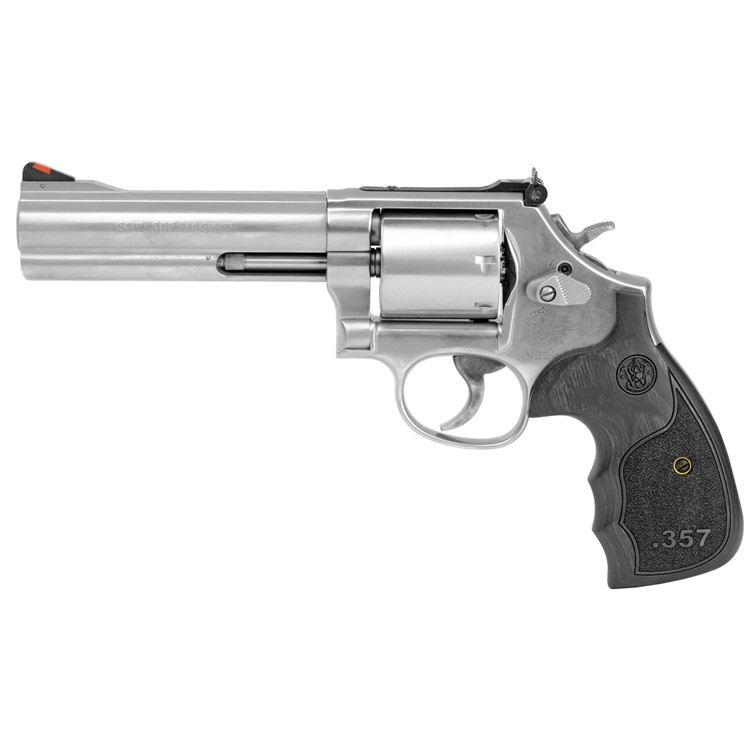 Smith & Wesson 686 3-5-7 Magnum Revolver Stainless Steel-img-2