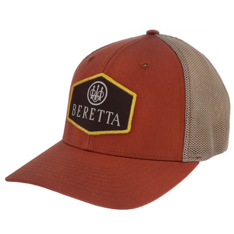 BERETTA Tkad Flexfit Trucker, Color: Dark Orange/Khaki, Size: M-img-1