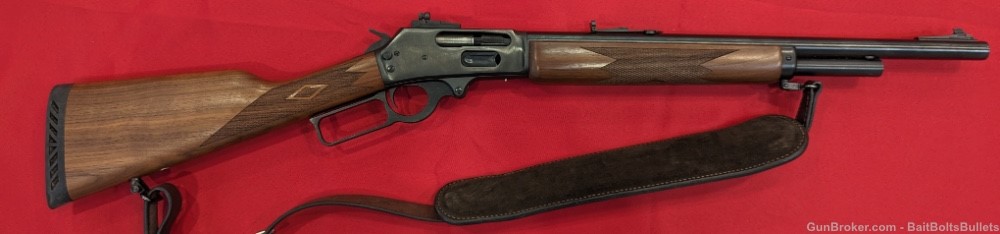 Marlin 1895G Lever Action 45-70 18.5” 4+1 Side Ejection Walnut Stock Used-img-0