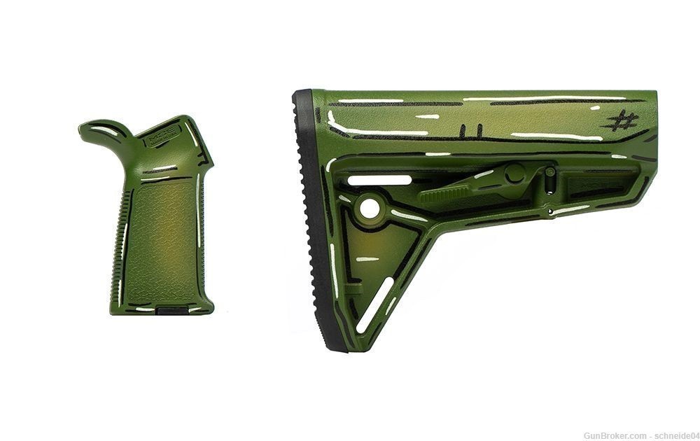 Aero Precision MAGPUL MOE GRIP + SL STOCK - VAULT HUNTER CERAKOTE FURNITURE-img-0