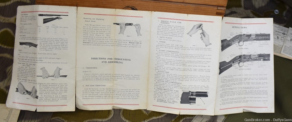 Remington Model 12 Repeating Rifle original manual-img-3