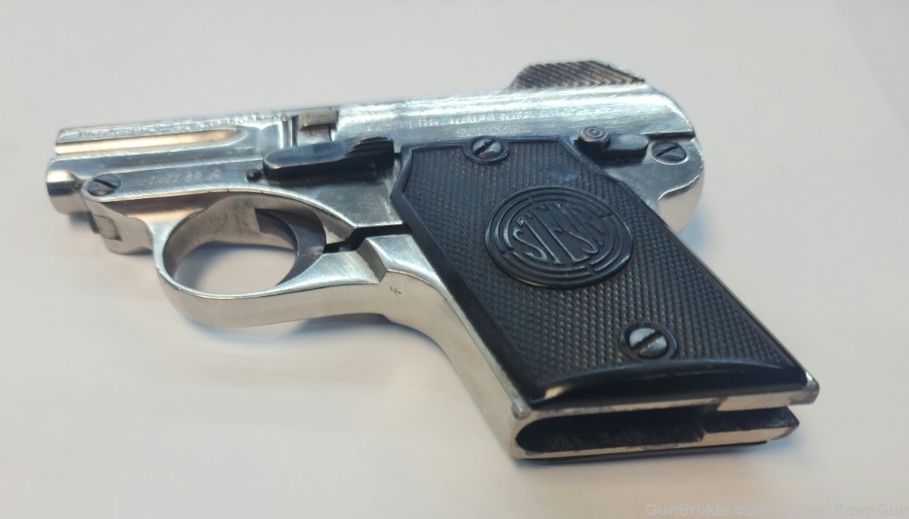 Steyr N.Pieper 1908 pocket pistol .25 cal  MARKED MISSING TRIGGER BAR-img-5