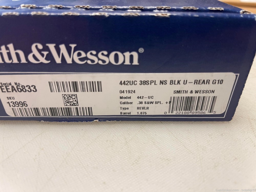 Smith & Wesson 442 Ultimate Carry 38 Spcl 1.875" 13996 NO CC FEES-img-3
