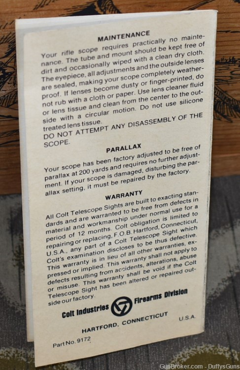 Colt 3X Rifle Scope Manual-img-2