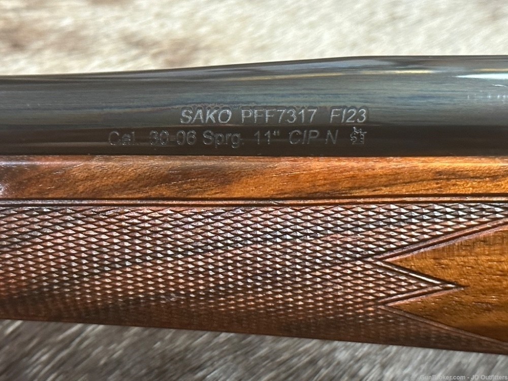 FREE SAFARI, NEW SAKO CUSTOM SHOP HIGH GRADE WOOD 85 M PRESTIGE 30-06 SPLFD-img-13