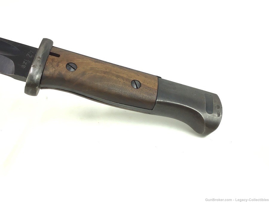 1942 Matching K98 Bayonet And Scabbard WWII 8mm German Rifle Part-img-8