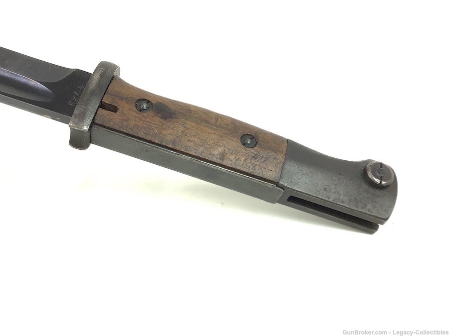 1942 Matching K98 Bayonet And Scabbard WWII 8mm German Rifle Part-img-7