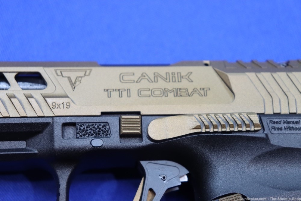 Canik Model TTI Combat Pistol 9MM 4.6" Compensated Bronze TARAN TACTICAL OR-img-21