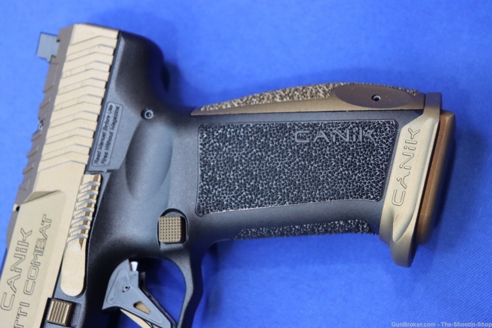 Canik Model TTI Combat Pistol 9MM 4.6" Compensated Bronze TARAN TACTICAL OR-img-6