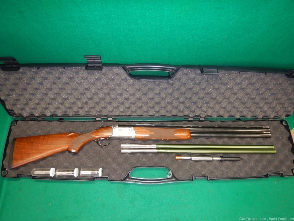 Ruger Red Label 12 GA O/U Shotgun W/ Briley Sub- Gauge Barrels-img-0