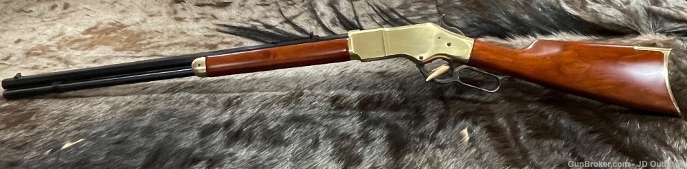 NEW 1866 WINCHESTER YELLOWBOY 44 SPECIAL 24" RIFLE, UBERTI CIMARRON-img-2