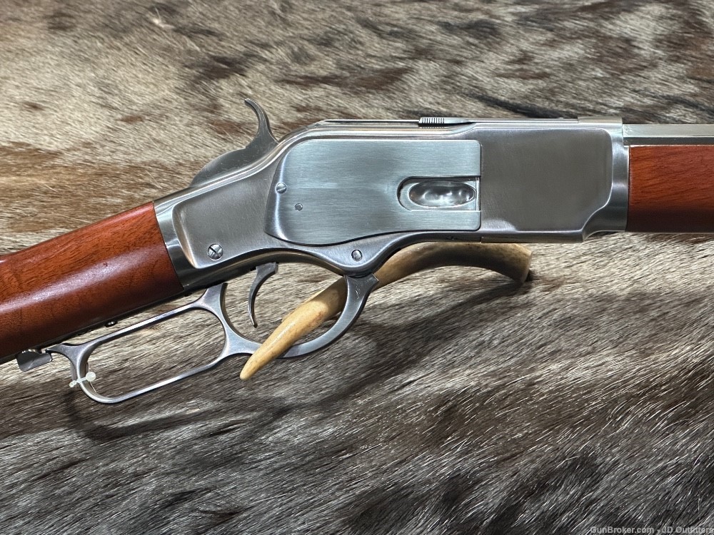 NEW UBERTI 1873 WINCHESTER WHITE SPORTING 45 COLT 24" RIFLE-img-0