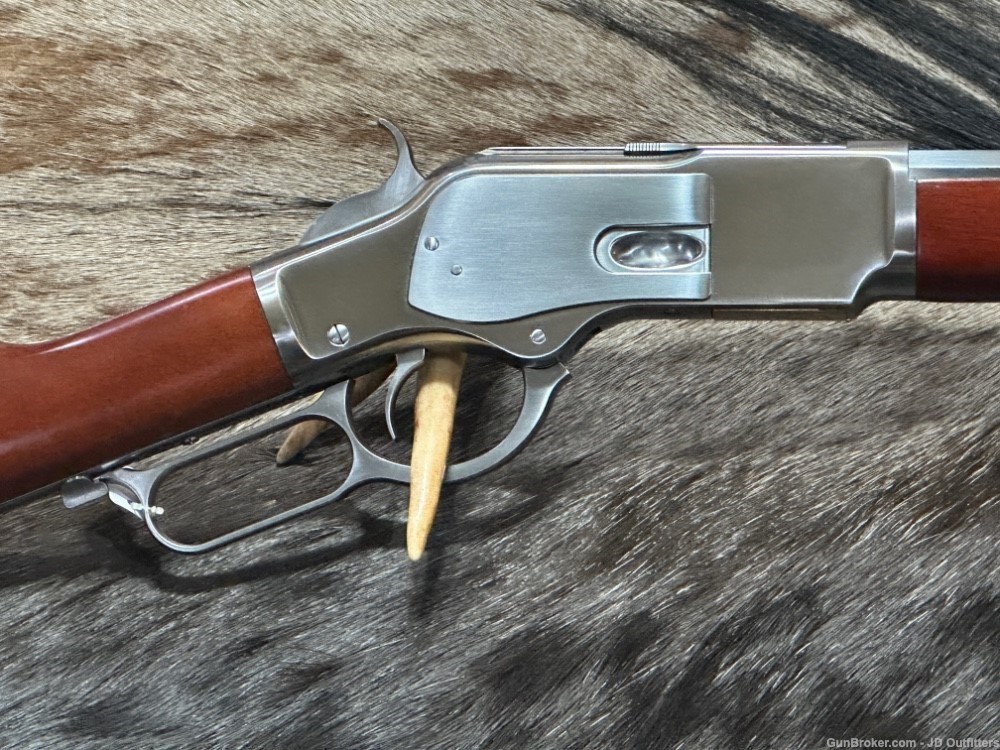 NEW UBERTI 1873 WINCHESTER WHITE SPORTING 45 COLT 24" RIFLE-img-0