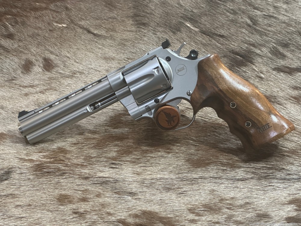 NEW KORTH SILVER MONGOOSE 357 MAGNUM 5.25" BARREL NIGHTHAWK CUSTOM-img-7