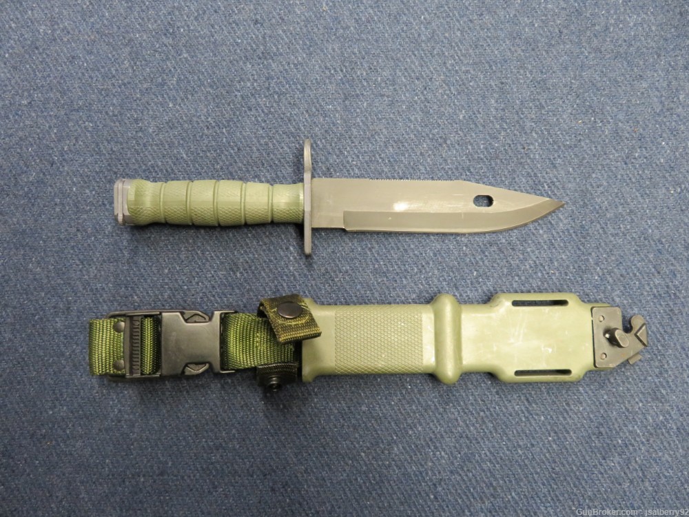 US MILITARY M9 BAYONET FOR M16 RIFLE / M4 CARBINE-ONTARIO-EXCELLENT-img-1