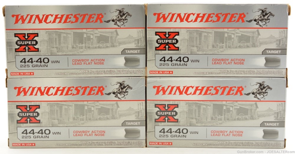 Winchester Super X 44-40 WIN 225gr. Cowboy Action LFN ammo 200rnds-img-0