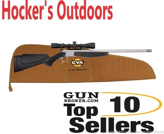 CVA CR4431SSC Scout V2 Takedown 44 Magnum 22" Matte Stainless-img-0