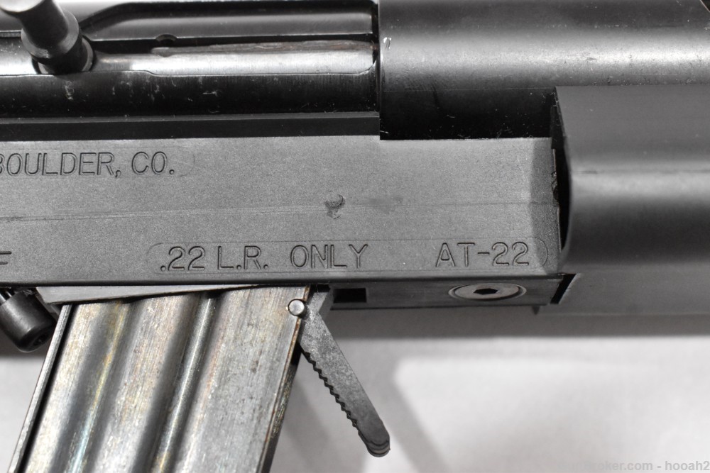 Nice Feather Industries AT-22 Semi Auto Takedown 22 LR Rifle W Orig Box-img-42