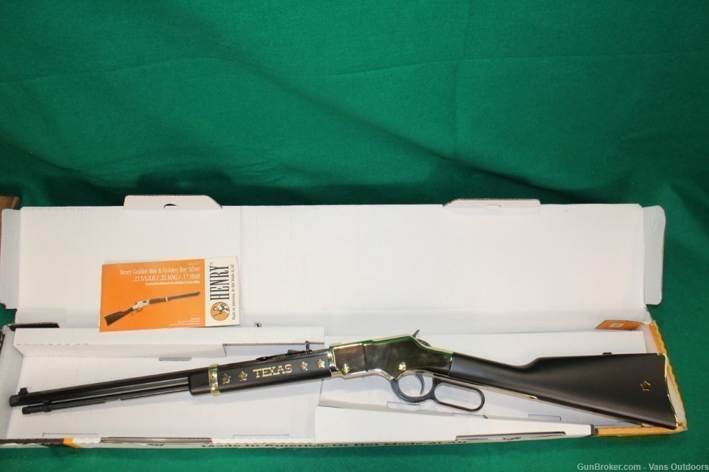 Henry Golden Boy Texas Tribute Edition .22 LR Rifle H004TX NEW-img-4