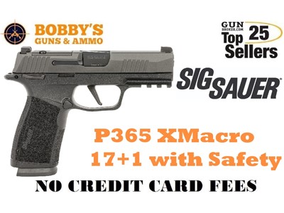 Sig Sauer 365XCA9BXR3MS P365 XMacro 9mm Luger 17+1 Optic Ready