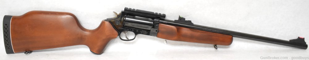 Taurus CIRCUIT Judge .410 .45 Long Colt Revolving Rifle .01 PENNY WOOD 18" -img-0