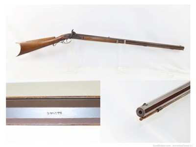 FRONTIER Era Antique D. WALTZ Half-Stock .32 Percussion Rifle SQUIRREL GUN 